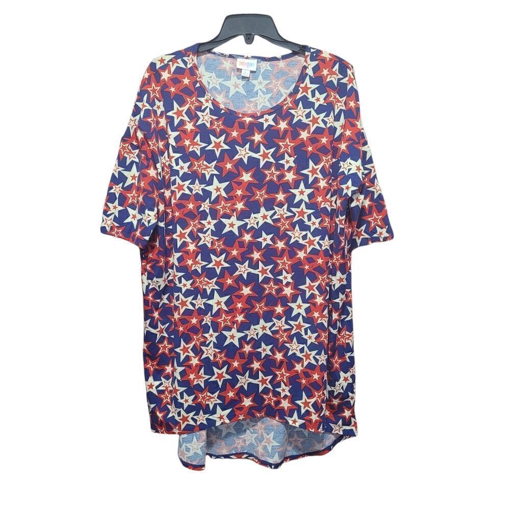 Lularoe stars print short sleeve tee